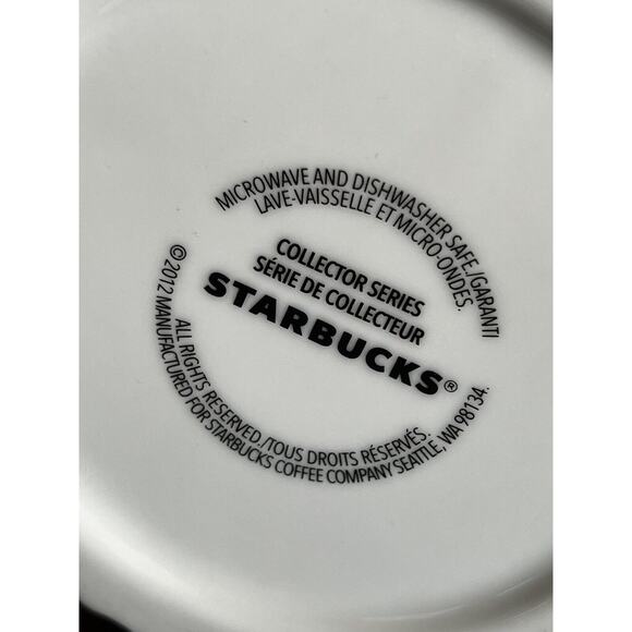 Starbucks Seattle City 3D Relief Mug Ferry Boat 2012 Collector Coffee Cup EUC - Picture 6 of 6